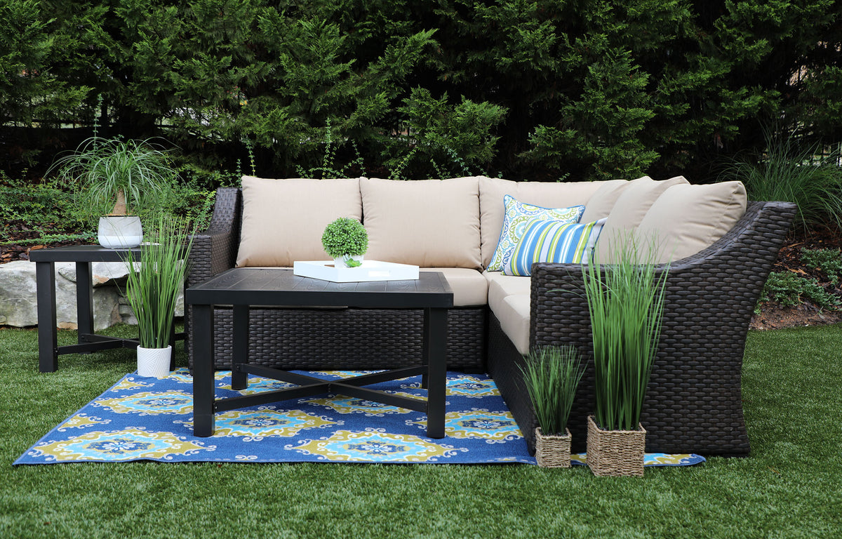 Birch 5pc Sectional with Sunbrella Fabric