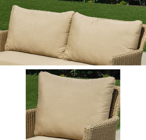 Cottonwood Loveseat Back Cushions & 1 Chair Back Cushion