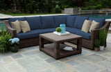 Alder Indigo 5pc Sectional with Sunbrella Fabric