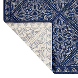 Plymouth  Ivory and Indigo Indoor/Outdoor Area Rug