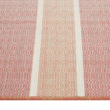 Tapestry Warm Red Fringed Indoor/Outdoor Area Rug
