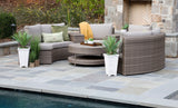 Cyprus 8pc Sectional with Sunbrella Fabric